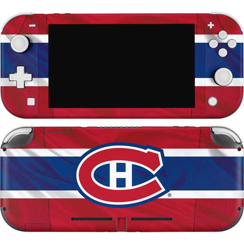 NHL Montreal Canadiens Home Jersey Nintendo Switch Lite Skin